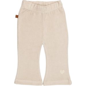 Frogs and Dogs - Follow Your Heart Baby Velvet Pants | Silver Gray - Katoen - Maat 74