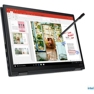 Lenovo ThinkPad X13 Yoga Intel® Core™ i5 i5-1135G7 Hybride (2-in-1) 33,8 cm (13.3") Touchscreen WUXGA 16 GB LPDDR4x-SDRAM 256 GB SSD Wi-Fi 6 (802.11ax) Windows 11 Pro Zwart
