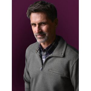 GCM trui 25275 groen heren - sweatstof - comfortabele trui - maat M