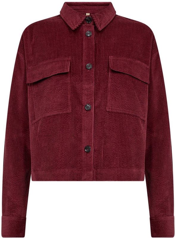 Regular fit jack in ribcordlook, model 'Bindi'