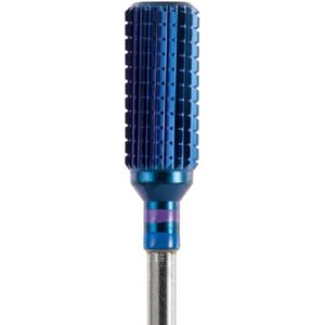 Blauwe Carbide Bit Cylindrisch Fine – Nagelfrees Bit voor Kunstnagels & Manicure