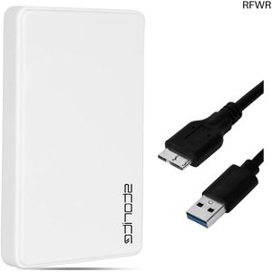 RFWR® Externe harde schijf 1TB USB 3.0 - Draagbare opslag voor gaming en data