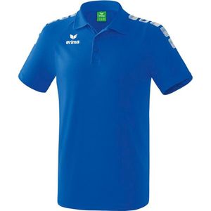Erima Essential 5-C Polo Kind New Royal Blauw-Wit Maat 140