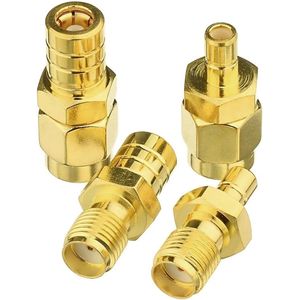 4 Stuks SMA Vrouwelijke naar SMB Mannelijke Adapter Kit - 4 Type SMA SMB voor Radio Antenne GPS WLAN