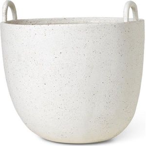 Ferm Living - Speckle Pot - Large - Bloempot - Wit