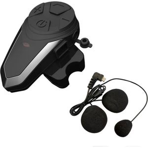 Intercom Motor Helm - Motor Communicatie Handsfree - Motorhelm Headset Bluetooth Draadloos - Zwart