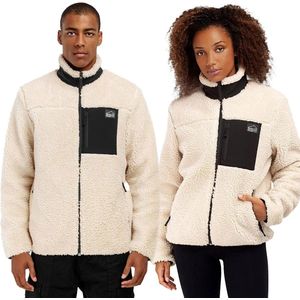 SIROKO - Sherpa Jas voor Dames Siroko Levi-W - S - Beige/Zwart