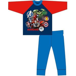 Avengers pyjama - rood / blauw - Marvel Avenger pyjamaset - maat 116