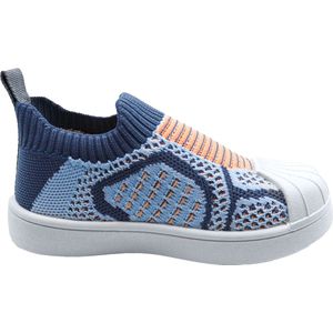 Babylini baby schoentjes Marlo - blauw - maat 25 - anti-slip - instappers