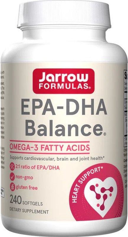 EPA-DHA Premium Balance 240 softgels - zuivere hooggeconcentreerde visolie | Jarrow Formulas