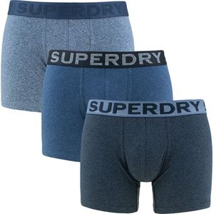 Superdry Onderbroek Boxer Triple Pack M3110452a Frosted Navy Grit/da Mannen Maat - S