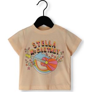 Stella McCartney Ts8001 Tops & T-shirts Unisex - Shirt - Oranje - Maat 92