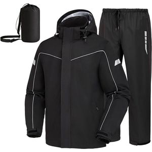 ST TRADİNG Waterdicht Regenpak voor Buitensport - Reflecterend en Opvouwbaar