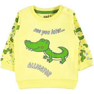 Baby sweater jongens krokodil- Babykleding