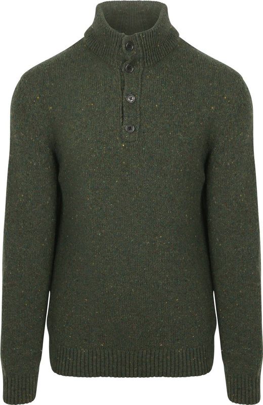 Gant - Mocker Pullover - Donkergroen - Wool Blend