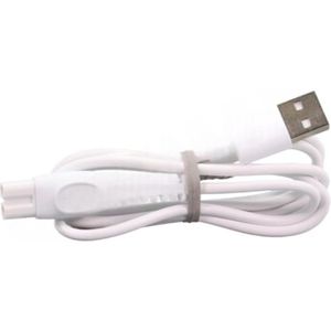 Philips - Laadkabel - Witte kabel - USB A - Voor Scheerapparaten