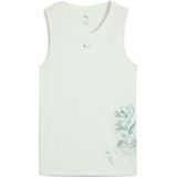 Puma Green Terrains Graphic Mouwloos T-shirt Groen S Vrouw