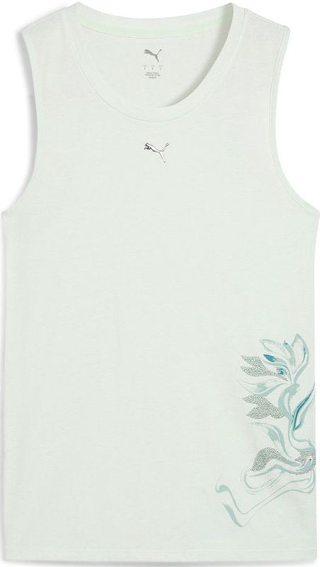 Puma Green Terrains Graphic Mouwloos T-shirt Groen S Vrouw