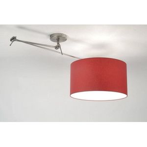 Lumidora Hanglamp 30008 - BRISBANE - E27 - Rood - Metaal - ⌀ 45 cm