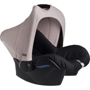 Baby's Only Autostoel zonnekap - Zonnescherm Maxi Cosi 0+ Sparkle - Zilver-Roze Mêlee - Met subtiel glittertje