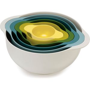 Joseph Joseph Duo Opal - Schalen Voedsel Bereiding Nest van 6 Stuks - Kunststof - Multicolor