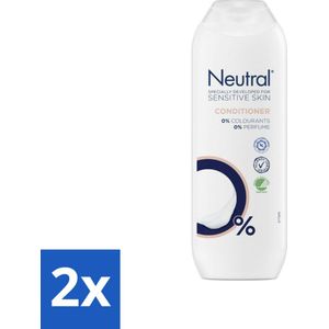 2 x Neutral Conditioner Parfumvrij 250 ml - Neutral Conditioner - Conditioner Gevoelige Hoofdhuid - Conditioner Zonder Parfum - Conditioner Zonder Kleurstoffen - Conditioner Zonder Parabenen