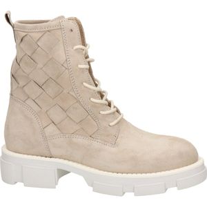 Alpe dames veterboots - Off White - Maat 36