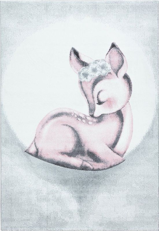 Ayyildiz - Bambi - Kindervloerkleed - Roze - 80x150 cm