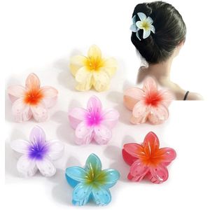 Haarspeldjes - Haarspeldjes met bloemen - Antislip haarspeldjes met bloemen - Sterke fixatie Hawaiiaanse haarspeldjes - Voor halfdik haar - Dames en meisjes - Accessoires - Haaraccessoires