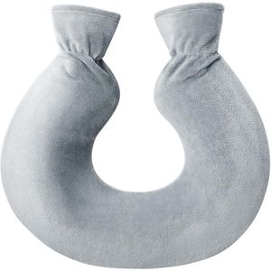 Premium U-vormige kruik van natuurlijk rubber met afneembare en wasbare fleece hoes voor vrouwen en kinderen