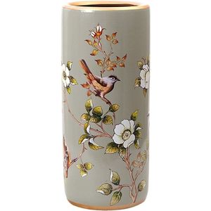 Giannis - Parapluhouder Vaas - Grijs - Handgemaakt - D20xH45cm - Keramiek