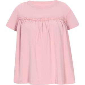 usha - FESTIVAL - Shirt - Lichtroze - Ronde Hals - Losse Pasvorm