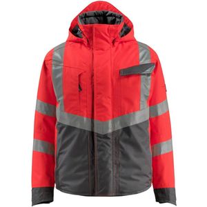 Mascot Safe Supreme Winterjas 15535-231 - hi-vis rood/donkerantraciet - L