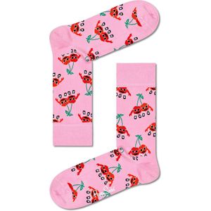 Happy Socks unisex sokken cherry mates roze