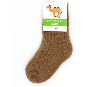 Kindersokken van pure kamelenharen - Beige, 14-15 (1-2 jaar)