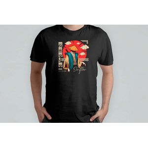 Ronin - T Shirt - Japanese - Anime - Vibes - KawaiiCulture - MangaMagic - OtakuWorld - SakuraSeason - Japanse - KawaiiCultuur - OtakuWereld - SamuraiGeest