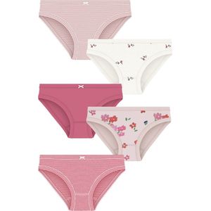Petit Bateau Setje met katoenen onderbroekjes met bloemetjesprint voor kinderen
