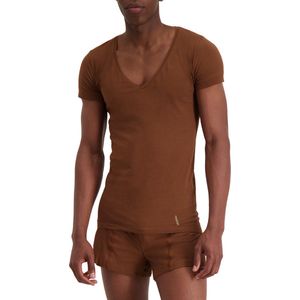 Noshirt Lite Cotton - Ondershirt - Diepe V-Hals - Katoen - Invisible Mocha - XL