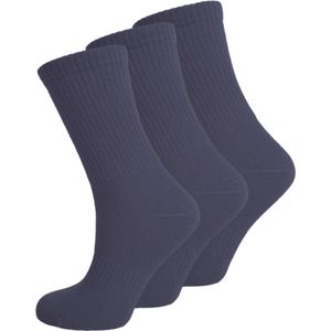 3 paar Naadloze damessokken - Marineblauw - Maat 36-40 (Onesize)