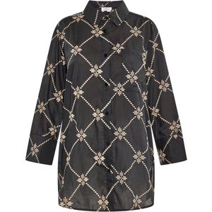 usha - Blouse - Met Borduursel - Casual - Katoen