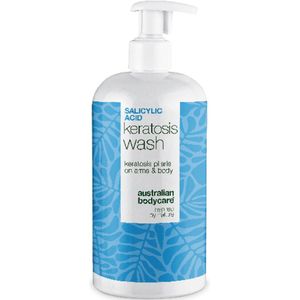 Keratosis Pilaris Body Wash – tegen ruwe en bobbelige huid — Keratosis Pilaris Douchegel tegen ruwe huid en bultjes door keratosis pilaris. Met salicylzuur, niacinamide en glycerine.