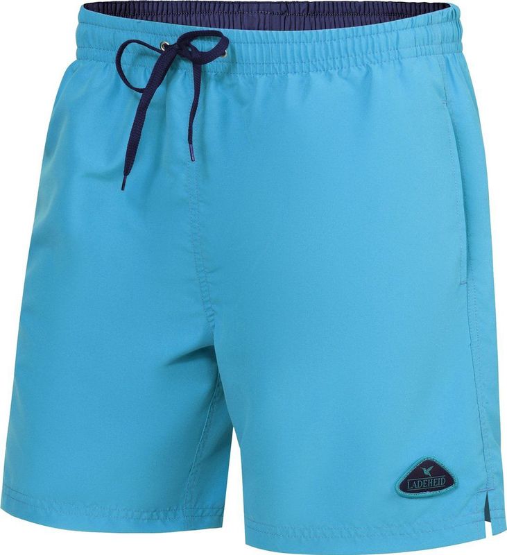 Ladeheid - LA-ZA-SWS-Long - Heren Zwembroek - Azuurblauw/Marineblauw - Sneldrogend