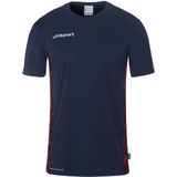Uhlsport Kinder Sportshirts Progressive 28 Poly Shirt Kurzarm 1002267 Marine/Rot-116