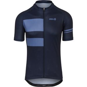 AGU Stripes Essential - Heren Fietsshirt - Deep Blue - Maat XL
