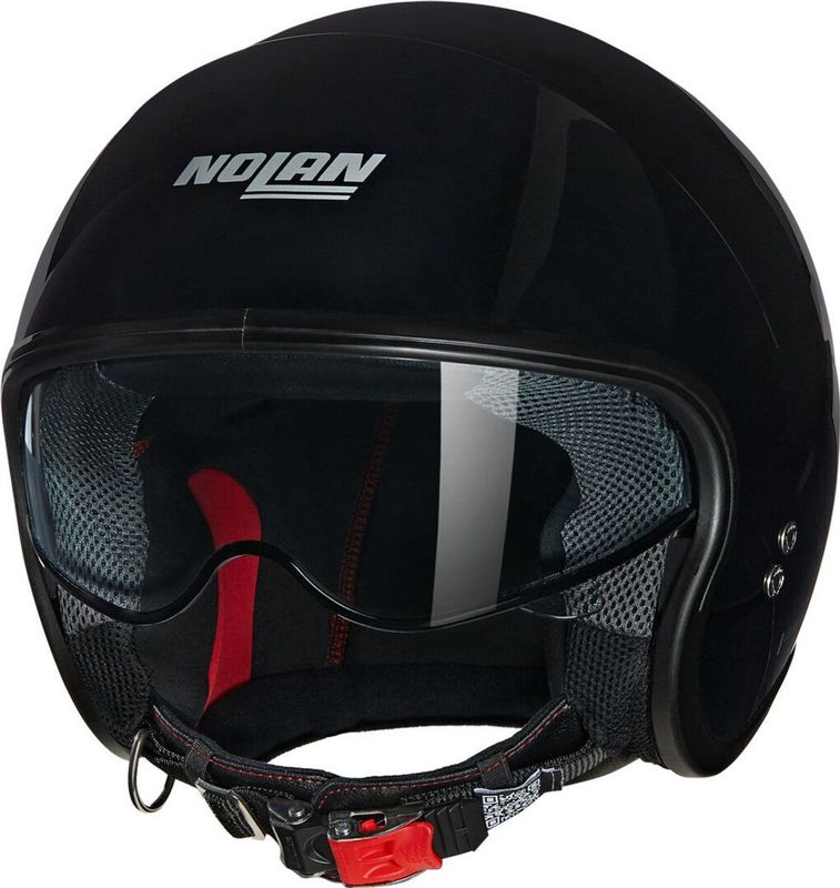 NOLAN - N21 06 Classico - Open Face Helm - Glanzend Zwart - Polycarbonaat