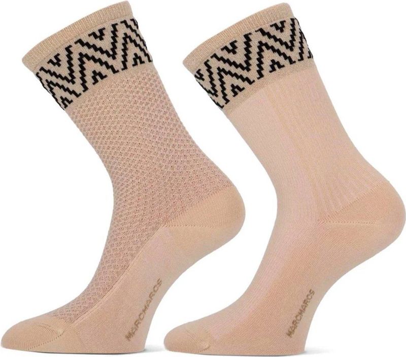 Marc Marcs - Selma - Sokken - Beige - 2-Pack