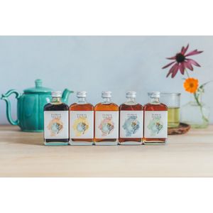 Floral Nectar for Honeys - Cadeaubox - 5 smaken - vegan - honingachtig brouwsel - plantaardig - geschenkdoos