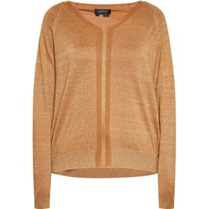 usha - Pullover - Metallic - V-hals - Lange Mouwen