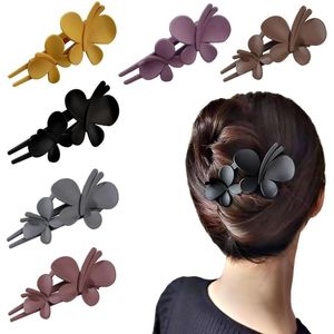 Pack of 6 Women's Hair Pins Hair Clips Butterfly Hair Pins Matte for Women and Girls