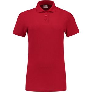 Tricorp Dames poloshirt - Casual - 201010 - Rood - maat XL